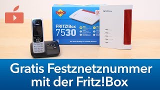 FritzBox Gratis Festnetzrufnummer einrichten [upl. by Hebrew]