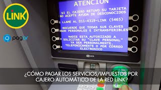 👉 ¿Cómo PAGAR los SERVICIOSIMPUESTOS por CAJERO AUTOMÁTICO DE LA RED LINK 😎 [upl. by Eseer]