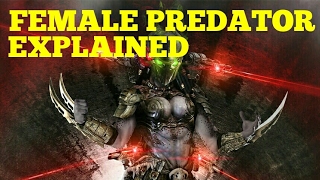 The Female Predator Yautja  Predators Explained [upl. by Yznil]