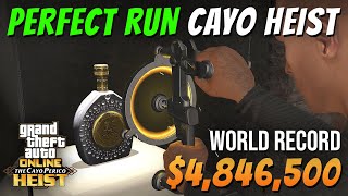 PERFECT RUN Cayo Perico Heist  Max Possible Payout 4846500  Stealth Elite Challenge 736 [upl. by Enaelem]