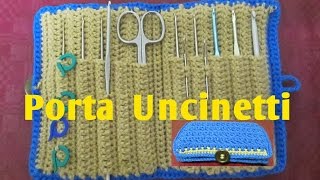 Tutorial Porta Uncinetti allUncinetto Giusy 66 [upl. by Esenwahs848]