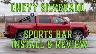 The Chevy Silverado Factory Sport Bar Install and Review [upl. by Angela]