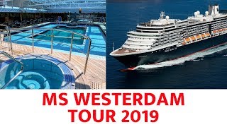 ms Westerdam Ship Tour Holland America Line 2019 [upl. by Abrams]