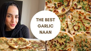 HOMEMADE GARLIC NAAN Easy Quick and Delicious [upl. by Tomlin]