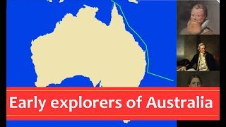 Early explorers of Australia and New Zealand  Animated Map [upl. by Laenej]