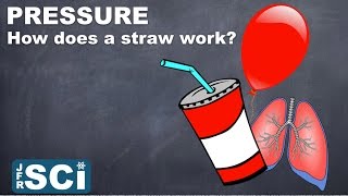 Pressure How does a straw work [upl. by Kerrison371]