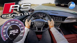 RS etron GT 646 hp  0260 kmh LAUNCH Control🏁  by Automann in 4K [upl. by Prochora]