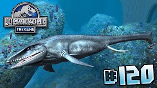 MOSASAUR UNLOCKED  Jurassic World  The Game  Ep 120 HD [upl. by Ecinahc]