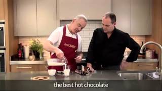 How to make a hot chocolate using an aerolatte milk frother [upl. by Aloysius]