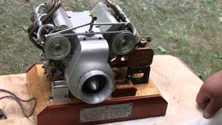 INCREDIBLE HOMEMADE V4 ENGINE from scratch [upl. by Ayoral]