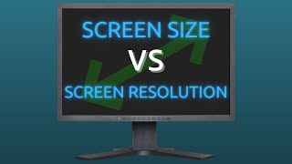 Screen Size vs Screen Resolution  Explained [upl. by Intirb]