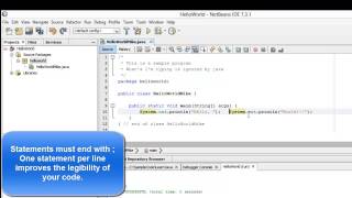 Learn Programming in Java  Lesson 01  Java Programming Basics [upl. by Llenrev]