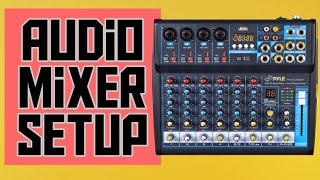 Bluetooth Mixer Setup and Tutorial  How to Use an Audio Mixer [upl. by Bloomer]