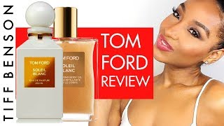 Soleil Blanc by Tom Ford Perfume amp Shimmering Body Oil Review  TOM FORD [upl. by Pillsbury821]