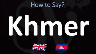 How to Pronounce Khmer CORRECTLY [upl. by Esinev]