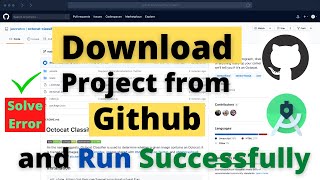 Download Android Project from Github and Run in Android Studio  Beginners  Hindi [upl. by Bokaj]