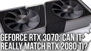 Nvidia GeForce RTX 3070 Review Is It Really As Fast As 2080 Ti [upl. by Adianes]