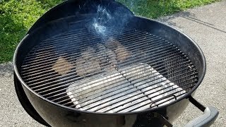 How To Set Up A Charcoal Grill For Smoking [upl. by Dlanar]