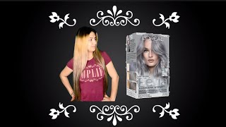 LOreal Paris Hair Color Feria S1 Smokey Silver  VBlog Gone Wrong [upl. by Notsnhoj2]