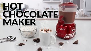 HCM700RETRORED  Retro 32Ounce Hot Chocolate Maker amp Dispenser [upl. by Gertruda]