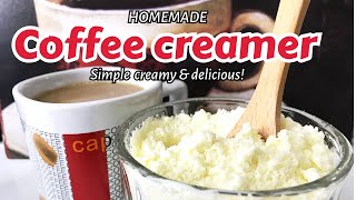 How to Make Coffee mate using Powdered Milk  Homemade Creamer [upl. by Slrahc]