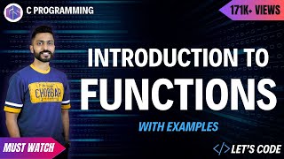 Introduction to Functions in C Programming with examples [upl. by Hynes518]