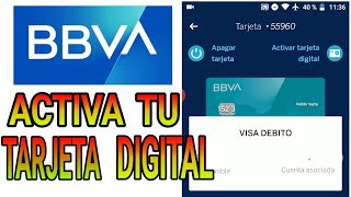 Cómo activar Tu tarjeta Digital en la app de BBVA Bancomer paso a paso [upl. by Cassondra]