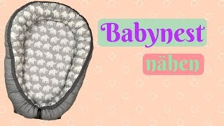 BabynestNestchen nähen Nähanleitung für Anfänger [upl. by Moclam]