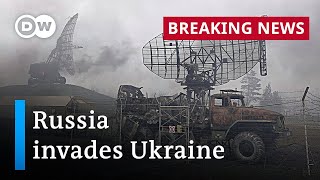 Ukraine latest Russia launches massive invasion  DW Breaking News [upl. by Hau]