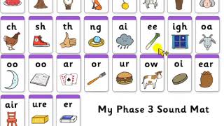 Phonics Phase 3 Sounds for Pronunciation [upl. by Gnilrac246]