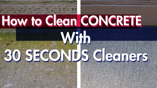 How to Clean Concrete Without A Pressure Washer [upl. by Kermit806]