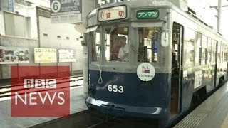 Hiroshima The tram that survived the atomic bomb  BBC News [upl. by Ennad11]