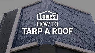 How To Tarp A Roof  Severe Weather Guide [upl. by Nahama562]