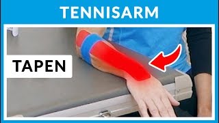 Tennisellenbogen  Tennisarm KinesioTape  Übungen Teil 2 [upl. by Ibor545]