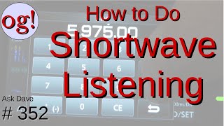 Learn About Shortwave Listening SWL for Beginners 352 [upl. by Sitruc]