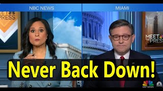 Mike Johnson SHREDS NBC’s Kristen Welker Over Biased Questions amp Calls Out Zelensky [upl. by Desmund]