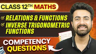 MATHS CompetencyBased Questions ⚡ Class 12th Boards 🔥 [upl. by Hawken]