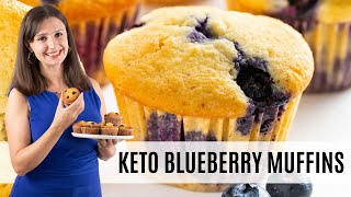 THE BEST KETO MUFFINS Quick Easy And Moist [upl. by Alathia54]