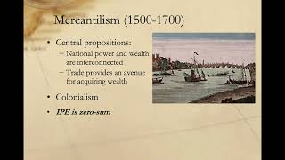 Liberalism Mercantilism and Political Economy [upl. by Elleirda]