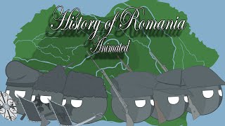 History of Romania  Animated Countryballs [upl. by Akerdnahs799]