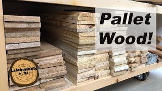 How To Get More Wood from PALLETS  Woodworking [upl. by Vitek]