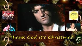 Queen  Thank God its Christmas  with Lyrics [upl. by Moreen288]