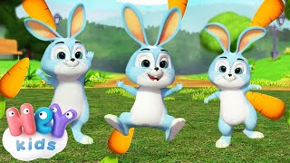 Sleeping Bunnies Hop Hop Hop 🐰 Song for Toddlers  HeyKids  Nursery Rhymes [upl. by Norod97]