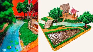 A beautiful village model for school project [upl. by Welford]