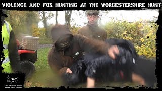 Violence and fox hunting at the Worcestershire Hunt [upl. by Nilesoj]