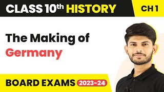 Class 10 History Chapter 1  The Making of Germany  The Rise of Nationalism in Europe 202223 [upl. by Hymie]