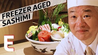 How Master Sushi Chef Toshio Suzuki Ages his Tuna — Omakase [upl. by Hedveh]