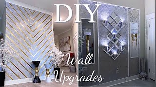 WALL UPGRADES IN A RENTAL HOW TO COVER LARGE WALLS HOME IMPROVEMENT DIY [upl. by Ahseinaj]