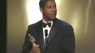 Denzel Washington Wins Best Actor  74th Oscars 2002 [upl. by Darill]