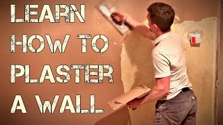 How To Plaster A Wall  Plastering For Beginners [upl. by Deevan547]